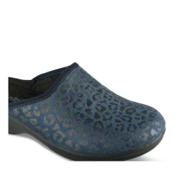 Chaussons MARINE Femme Motif Animal A Enfiler