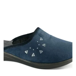 Chaussons MARINE Femme Motif Uni A Enfiler