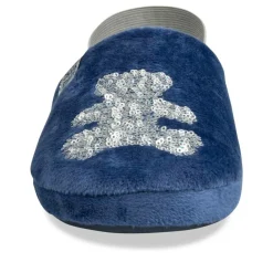 Chaussons MARINE Femme Motif Uni Elastique