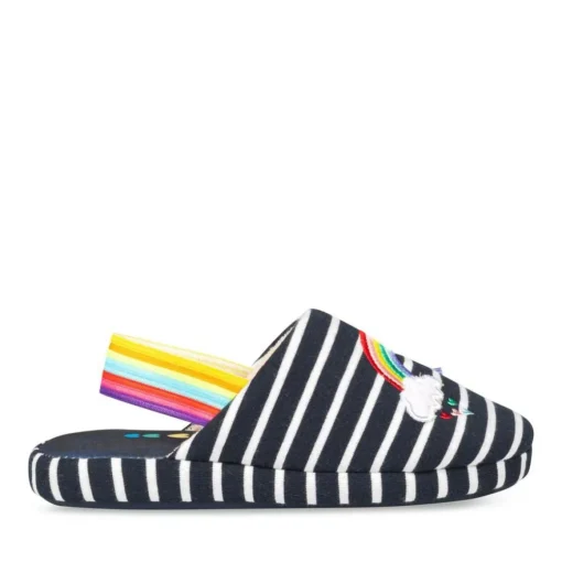 Chaussons MARINE Fille Elastique