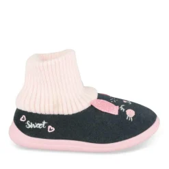Chaussons MARINE Fille Motif Uni A Enfiler