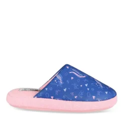 Chaussons MARINE Fille Motif Licorne A Enfiler