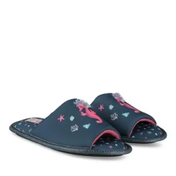 Chaussons MARINE Fille Motif Animal A Enfiler