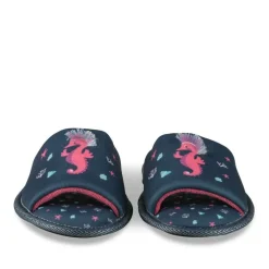 Chaussons MARINE Fille Motif Animal A Enfiler