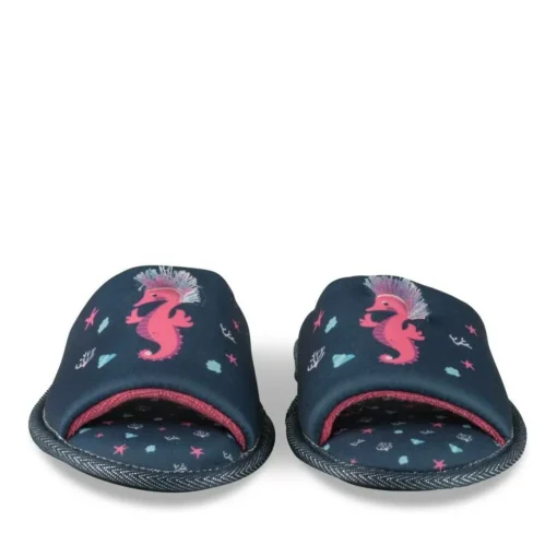 Chaussons MARINE Fille Motif Animal A Enfiler