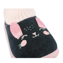 Chaussons MARINE Fille Motif Uni A Enfiler