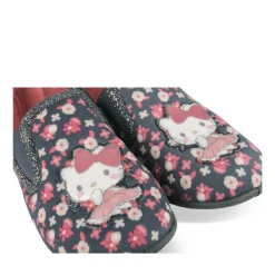 Chaussons MARINE Fille Motif Fleuri A Enfiler