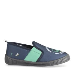 Chaussons MARINE Garçon Motif Dinosaure A Enfiler