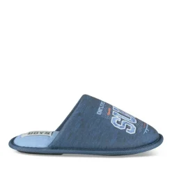 Chaussons MARINE Garçon Motif Uni A Enfiler