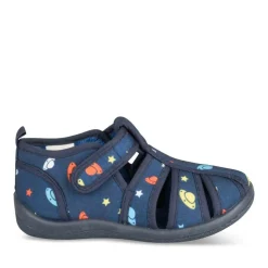 Chaussons MARINE Garçon Motif Uni Scratch