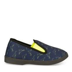 Chaussons MARINE Garçon Motif Dinosaure A Enfiler