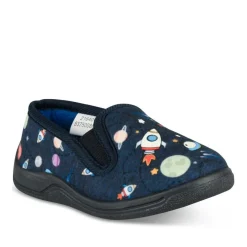 Chaussons MARINE Garçon Motif Uni A Enfiler
