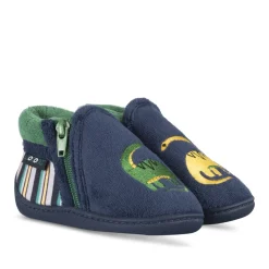Chaussons MARINE Garçon Motif Animal Fermeture éclair