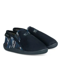 Chaussons MARINE Garçon Motif Uni A Enfiler