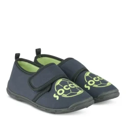 Chaussons MARINE Garçon Motif Uni Scratch