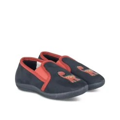 Chaussons MARINE Garçon Motif Dinosaure A Enfiler