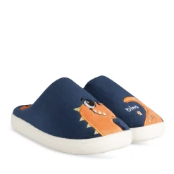 Chaussons MARINE Garçon Motif Dinosaure A Enfiler