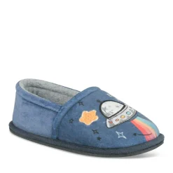 Chaussons MARINE Garçon Motif Uni A Enfiler