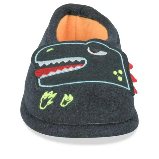 Chaussons MARINE Garçon Motif Dinosaure A Enfiler