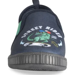 Chaussons MARINE Garçon Motif Dinosaure A Enfiler