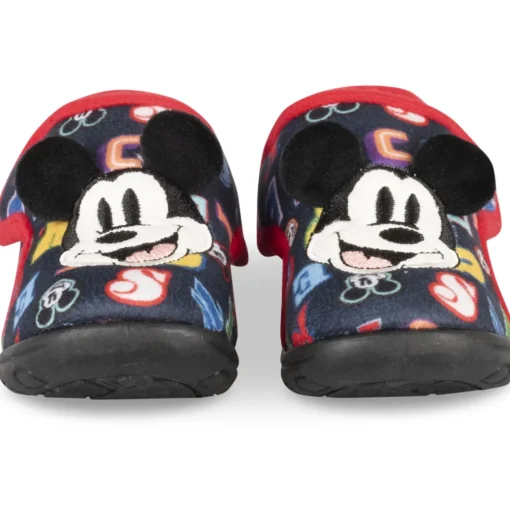 Chaussons MARINE Garçon Motif Uni Scratch