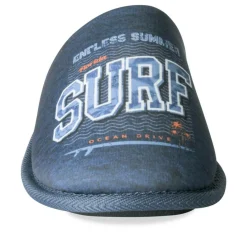 Chaussons MARINE Garçon Motif Uni A Enfiler