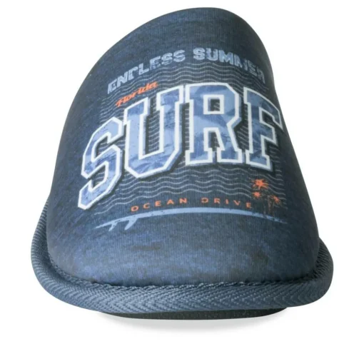 Chaussons MARINE Garçon Motif Uni A Enfiler