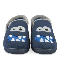 Chaussons MARINE Garçon Motif Uni A Enfiler