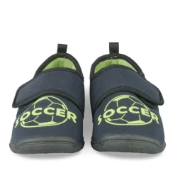 Chaussons MARINE Garçon Motif Uni Scratch