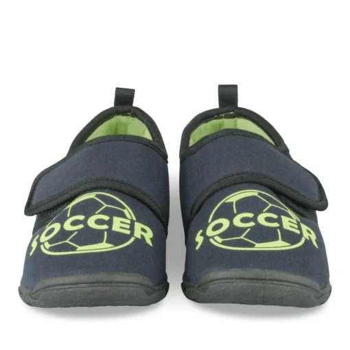 Chaussons MARINE Garçon Motif Uni Scratch
