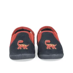 Chaussons MARINE Garçon Motif Dinosaure A Enfiler