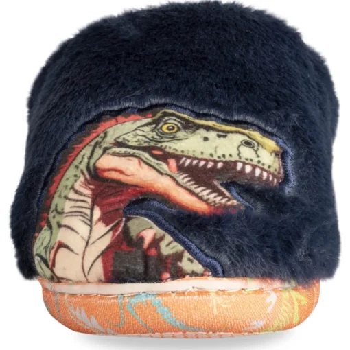 Chaussons MARINE Garçon Motif Dinosaure A Enfiler