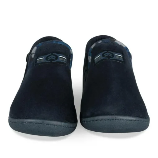 Chaussons MARINE Garçon Motif Uni A Enfiler