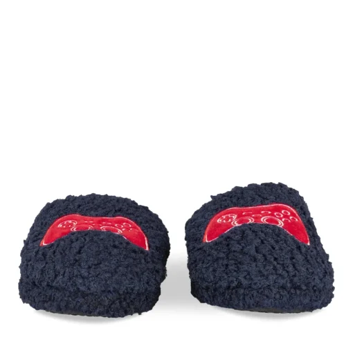 Chaussons MARINE Garçon Motif Uni A Enfiler