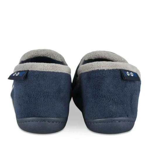 Chaussons MARINE Garçon Motif Uni A Enfiler