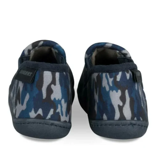 Chaussons MARINE Garçon Motif Uni A Enfiler