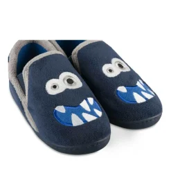 Chaussons MARINE Garçon Motif Uni A Enfiler
