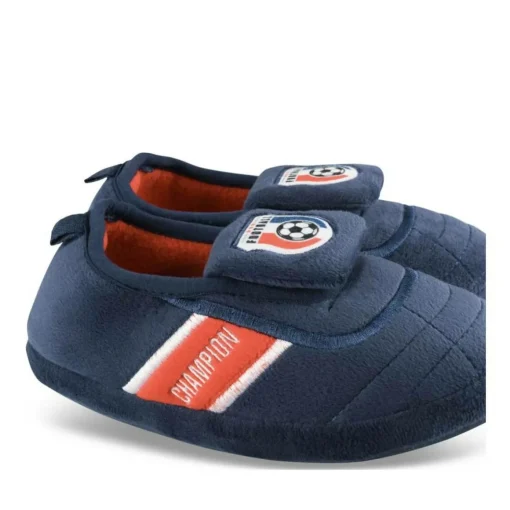 Chaussons MARINE Garçon Motif Uni A Enfiler