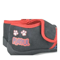 Chaussons MARINE Garçon Motif Uni Scratch