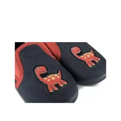 Chaussons MARINE Garçon Motif Dinosaure A Enfiler