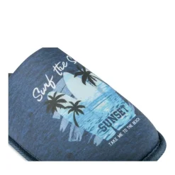 Chaussons MARINE Garçon Motif Uni A Enfiler