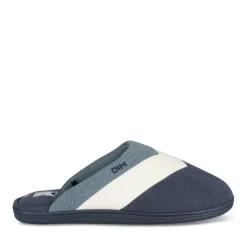 Chaussons MARINE Homme Motif Uni A Enfiler