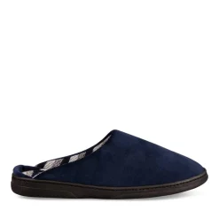 Chaussons MARINE Homme Motif Uni A Enfiler