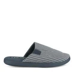 Chaussons MARINE Homme Motif Rayures A Enfiler