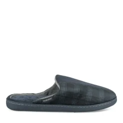 Chaussons MARINE Homme Motif Uni A Enfiler