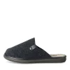 Chaussons MARINE Homme Motif Uni A Enfiler