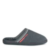 Chaussons MARINE Homme Motif Uni A Enfiler