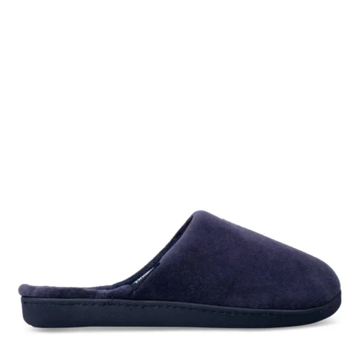 Chaussons MARINE Homme Motif Uni A Enfiler