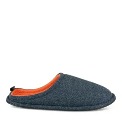 Chaussons MARINE Homme Motif Uni A Enfiler