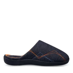 Chaussons MARINE Homme Motif Uni A Enfiler
